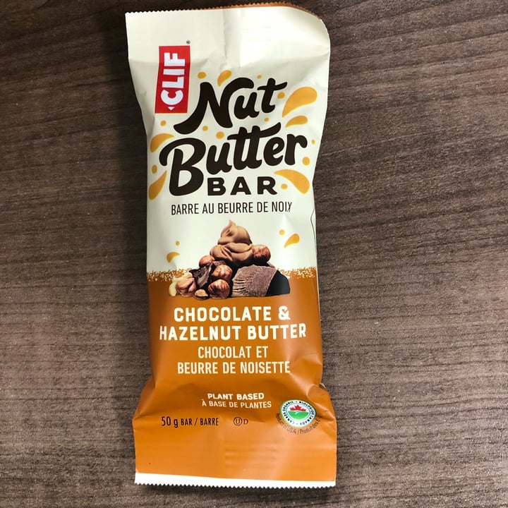 photo of Clif Bar Nut butter bar chocolate and hazelnut butter shared by @ethicalehme on  04 Apr 2022 - review