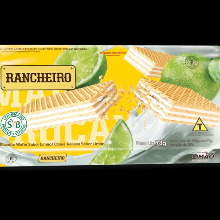 photo of Rancheiro Biscoito Wafer Sabor Limão shared by @larissa13 on  10 Jan 2022 - review