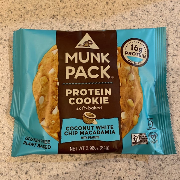 photo of Munk Pack Munk Pack Coconut White Chip Macadamia Protein Cookie shared by @kshade27 on  11 Oct 2020 - review