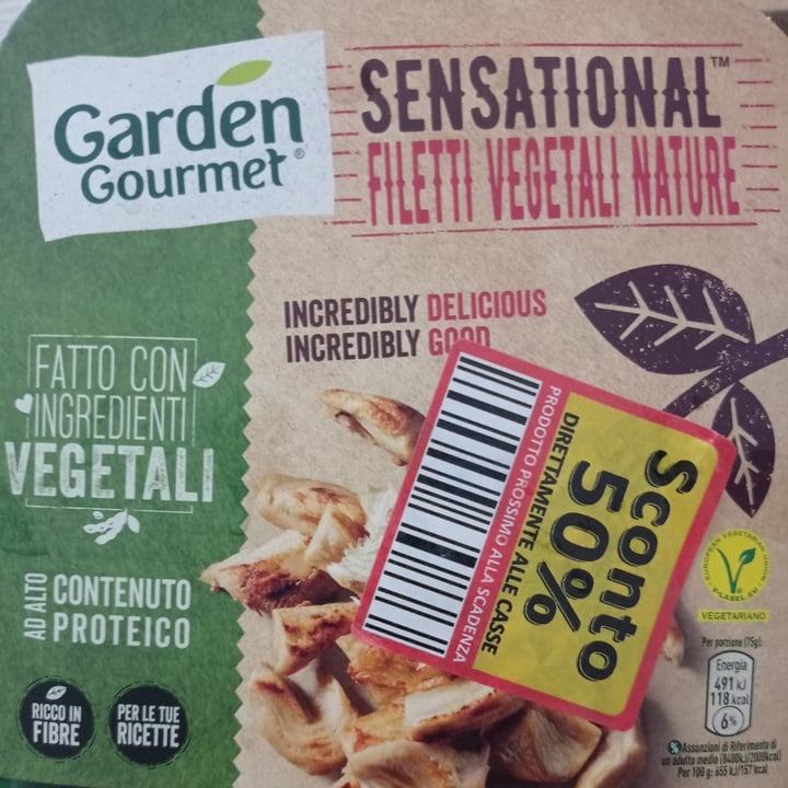 photo of Garden Gourmet Sensational vegetali filetti nature shared by @vegantofeelgood on  17 Feb 2022 - review