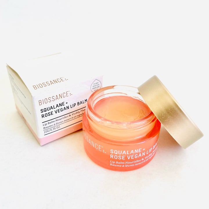 photo of Biossance Squalane + Rose Vegan Lip Balm shared by @tamiapple on  04 Dec 2021 - review