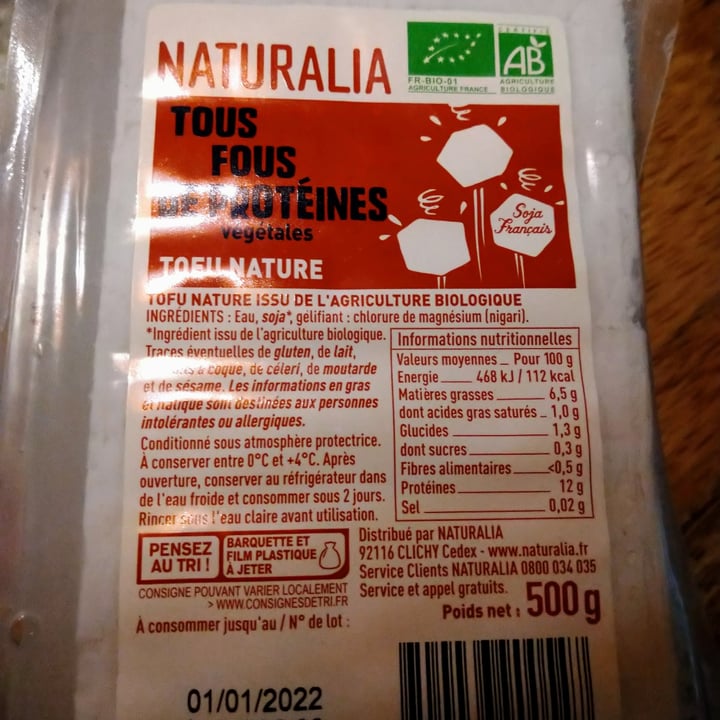 photo of Naturalia Tofu nature shared by @walkabout-veg on  06 Dec 2021 - review