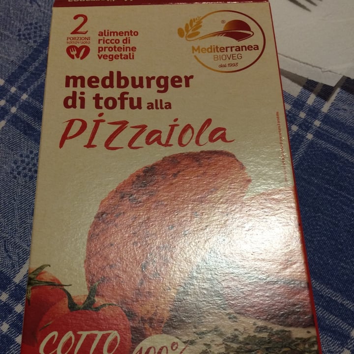 photo of Mediterranea BioVeg Medburger Di Tofu Alla Pizzaiola shared by @alessio520 on  07 Jun 2020 - review