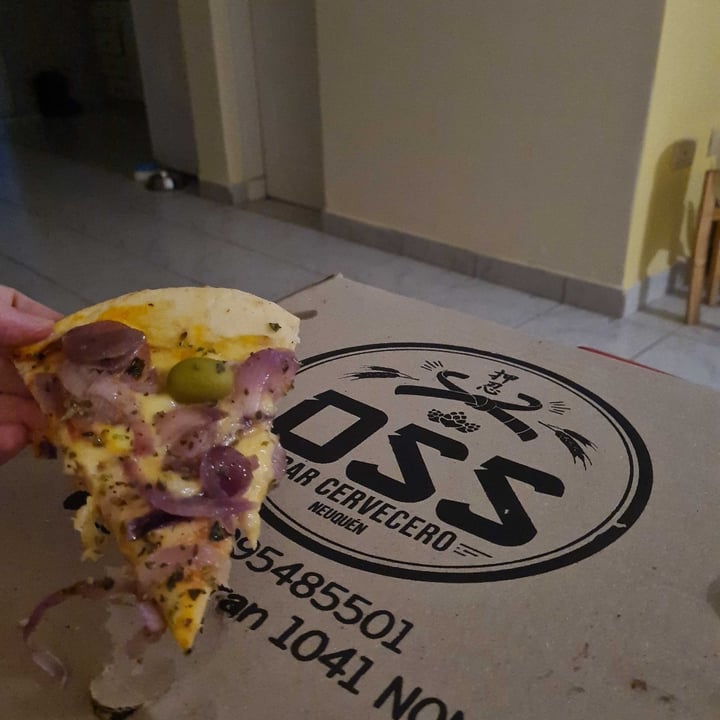 review photo of Cervecería OSS Pizza Vegana Con Queso De Mandioca shared by @vaca on 09 May 2021 - review