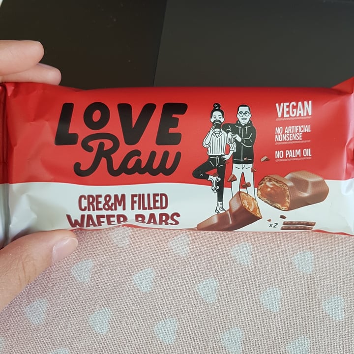 photo of LoveRaw Cre&m Filled Wafer Bars shared by @chiaretta on  31 Aug 2021 - review
