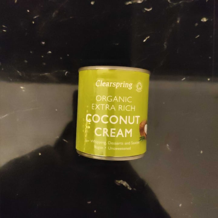 photo of Clearspring coconut cream for whipping, deserts & sauces shared by @gaiagea on  12 Dec 2021 - review