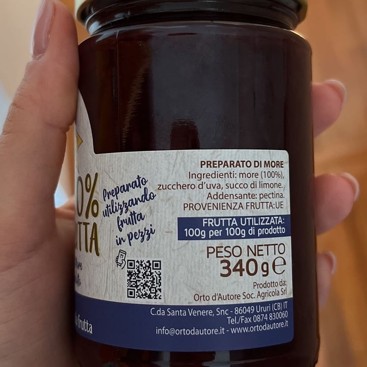 review photo of Orto d'Autore 100% Frutta More - Solo Zucchero Della Frutta shared by @luigia-dalessandro on 28 Apr 2022 - review