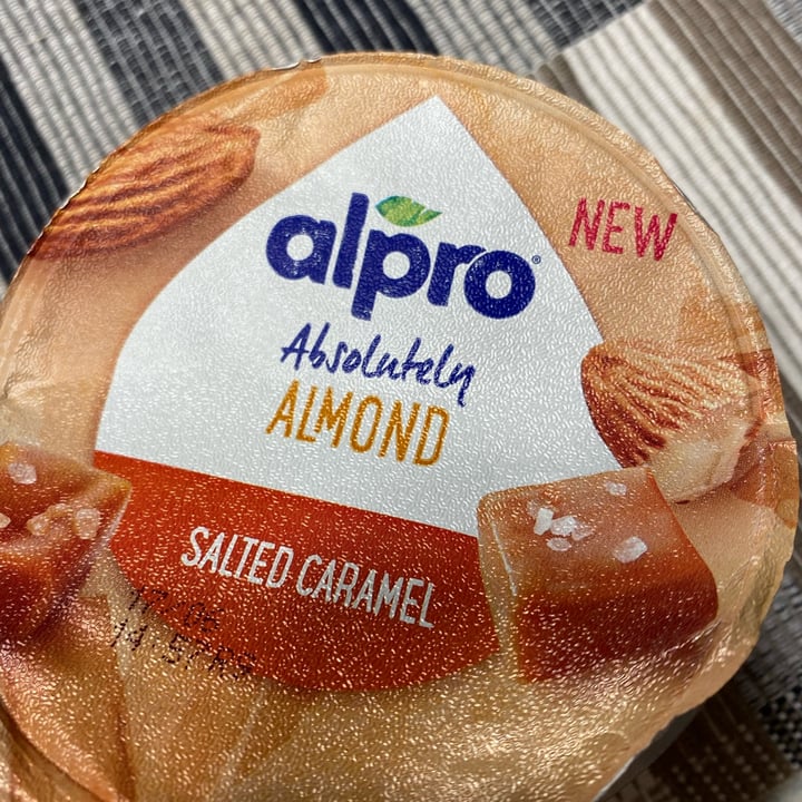 photo of Alpro Absolutely almond salted caramel shared by @n4taab27 on  25 May 2022 - review