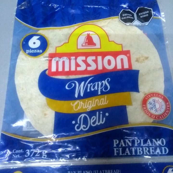 photo of Mission Foods Wraps Original Deli shared by @bellspainmendoza on  13 Oct 2022 - review