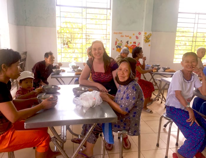 Residents at Da Nang Social Protection Centre