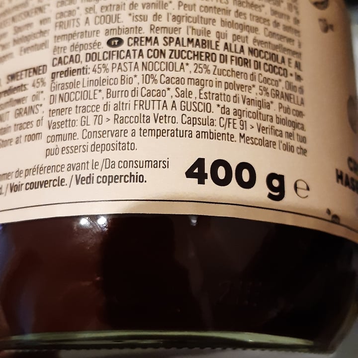 review photo of Koro crema alle nocciole e cacao crhunchy shared by @saradpls on 07 Sep 2022 - review