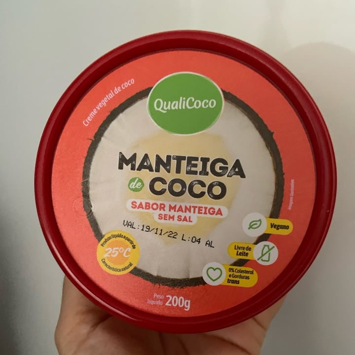 photo of Qualicoco Manteiga de coco shared by @estreladamanha2009 on  16 Jun 2022 - review