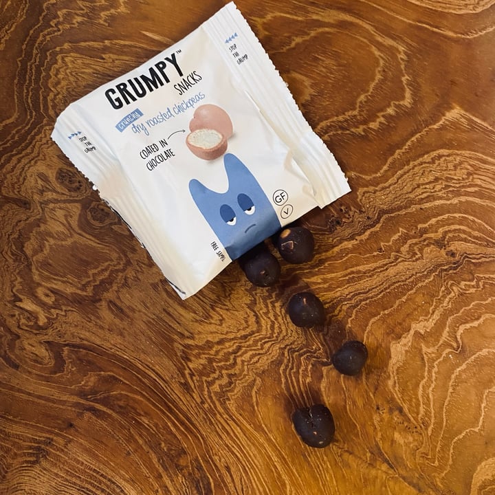 photo of Grumpy Snacks crunchy choc coated chickpeas shared by @ftc on  28 Dec 2021 - review