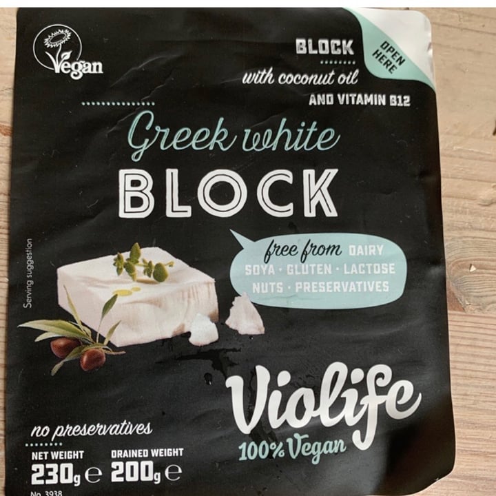 photo of Violife Greek White (Block/Panetto) shared by @a-broccx-tale on  05 Feb 2021 - review