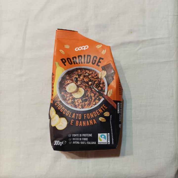 photo of Coop Porridge Cioccolato Fondente E Banane shared by @vvrr on  01 Sep 2022 - review