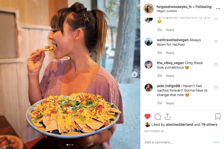 review photo of Vegan Junkies Vegan Menu Sampling shared by @forgoodnessseyks on 24 Oct 2019 - review