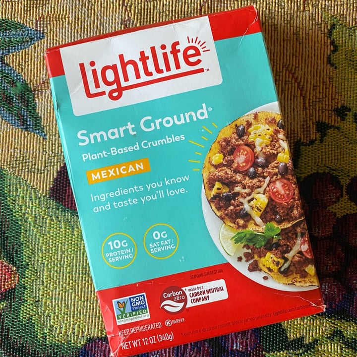 photo of Lightlife Smart Ground Meatless Mexican Crumbles shared by @yarilovezzucchini on  16 Jan 2022 - review