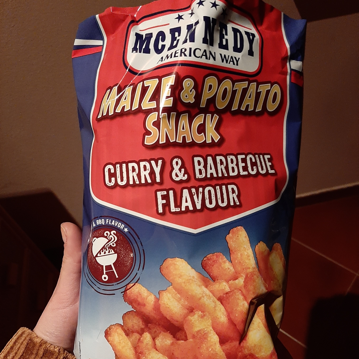Mcennedy Maize and potato snack Curry and Barbecue flavor Review | abillion