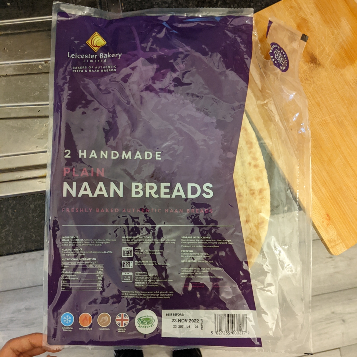 Leicester Bakery Limited 2 Handmade Plain Naan Breads Reviews abillion