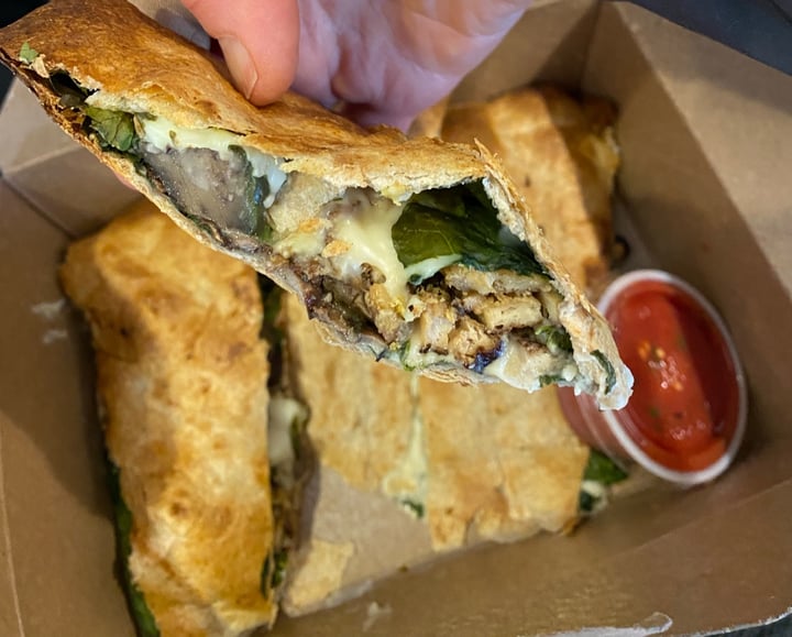 review photo of Garden Grille Mushroom Quesadilla shared by @jhuber on 27 Feb 2022 - review