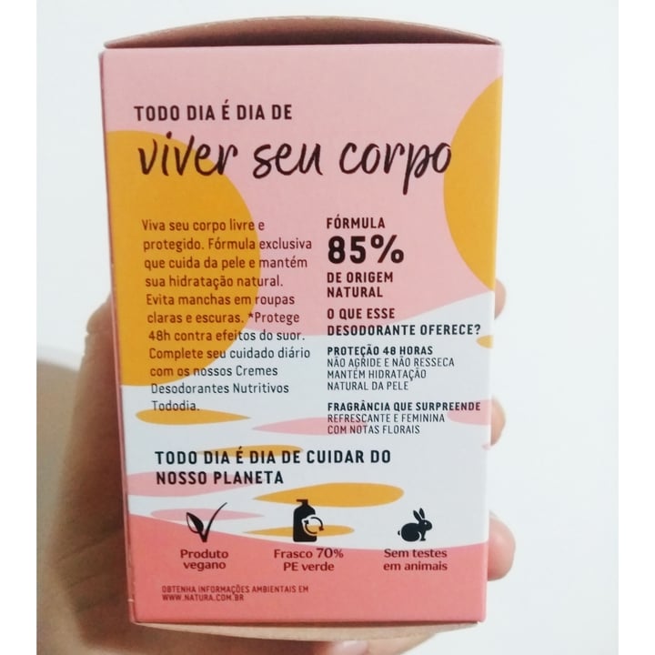 photo of Natura Tododia Desodorante antitranspirante roll-on mango rosa Agua de Coco shared by @belenvegan on  23 Jan 2021 - review