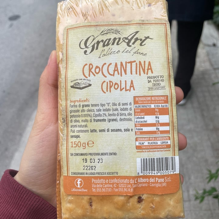 review photo of Granart croccantina alle cipolle shared by @maniecleo on 02 Nov 2022 - review