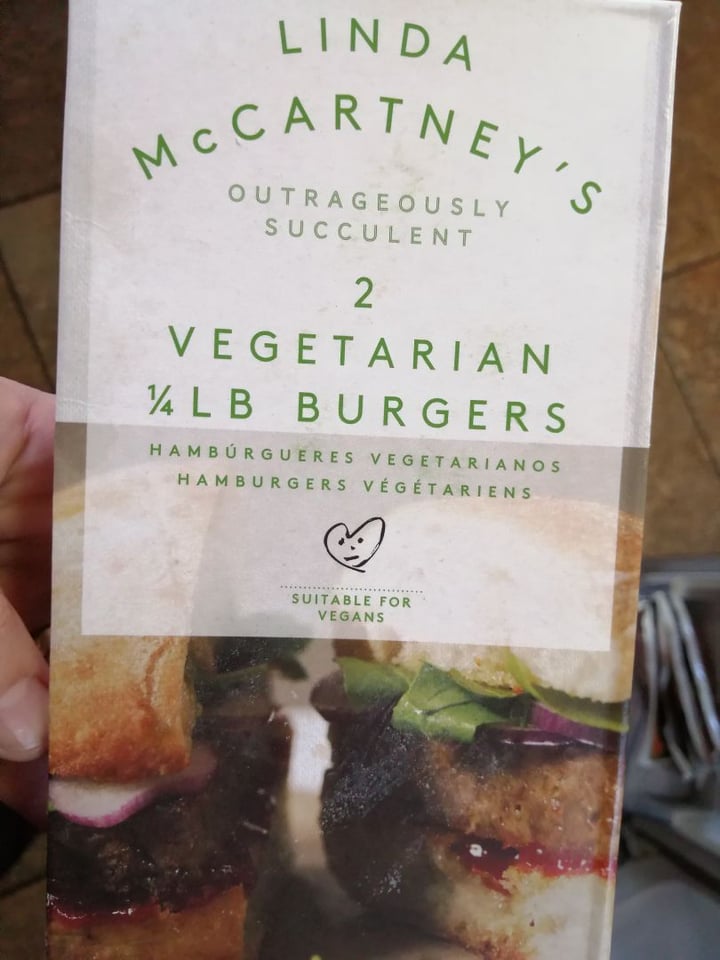 photo of Linda McCartney's Vegetarian 1/4 LB Burgers shared by @marinette on  15 Sep 2019 - review