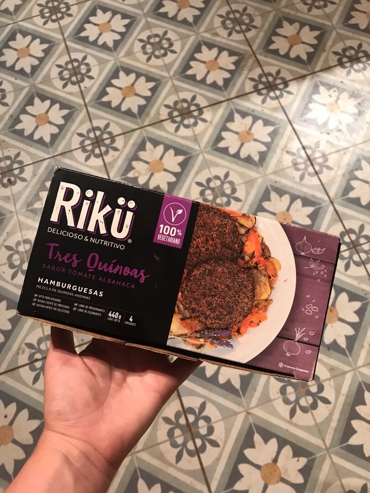 photo of Rikü Hamburguesas Tres Quinoas shared by @isincarne on  15 Jan 2020 - review