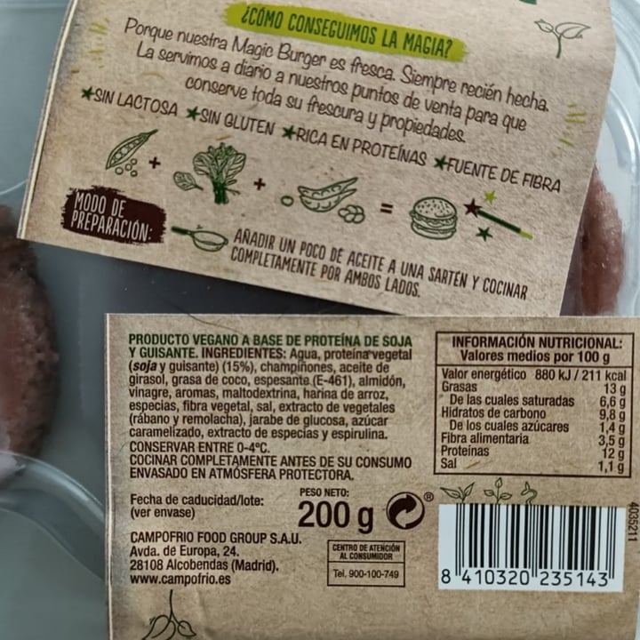 review photo of Campofrío The Magic Burger shared by @katarsis on 26 Jul 2021 - review