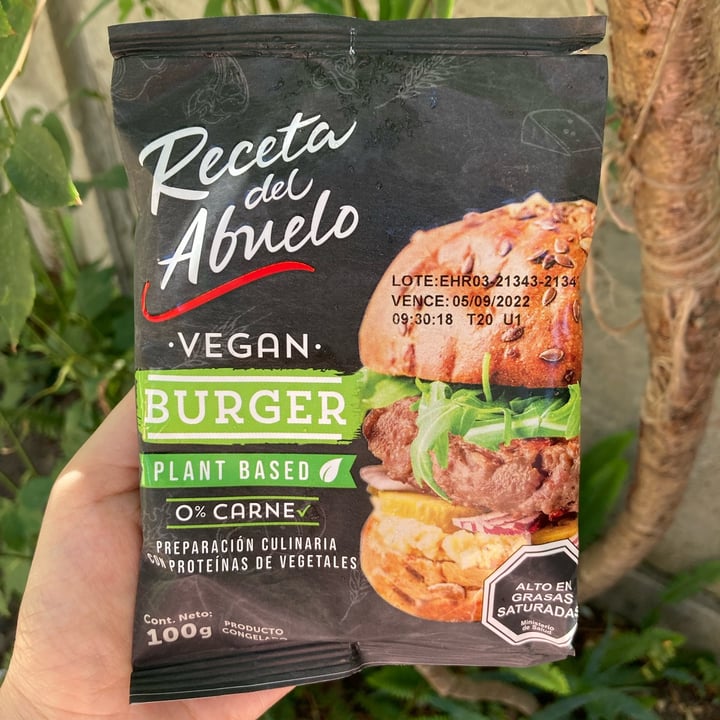 photo of Receta del abuelo Vegan Burger Plant Based shared by @seit4n on  19 Mar 2022 - review