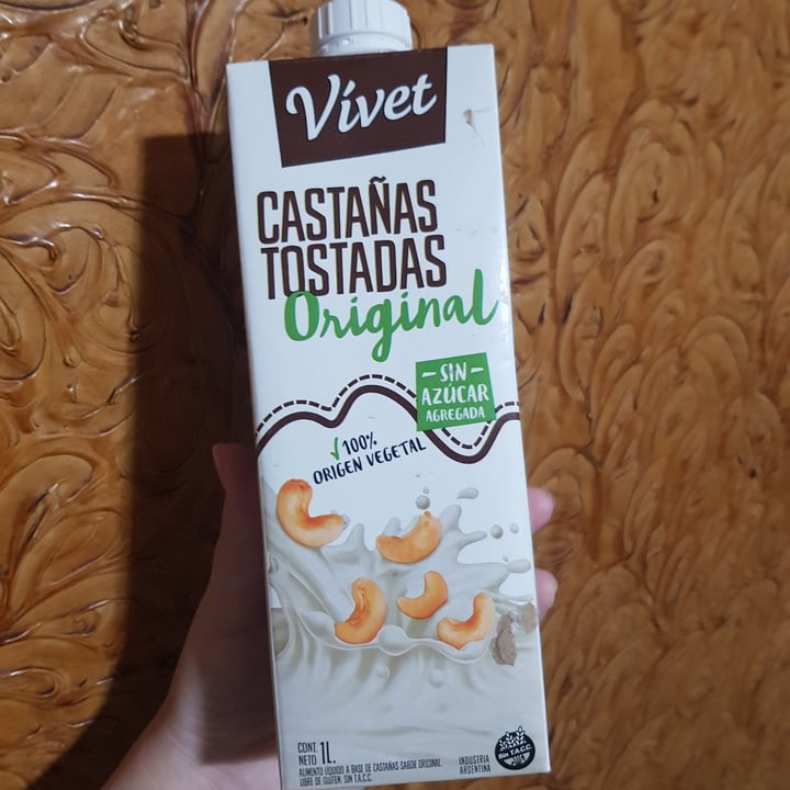 photo of Vívet Leche de Castañas Tostadas sabor Original Sin Azúcar shared by @liliana88gomez on  03 Apr 2021 - review