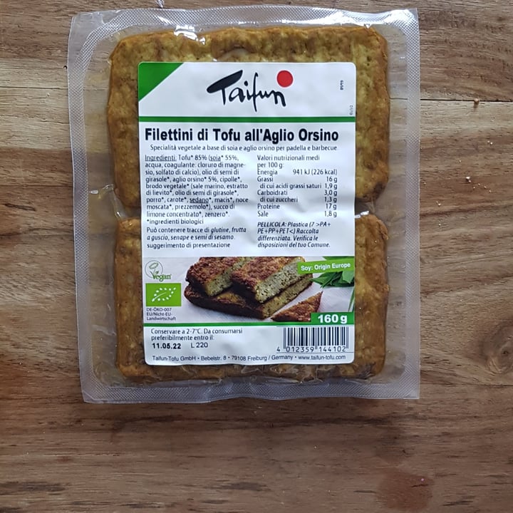 photo of Taifun Filettini di Tofu all'Aglio Orsino shared by @bebots on  15 Apr 2022 - review