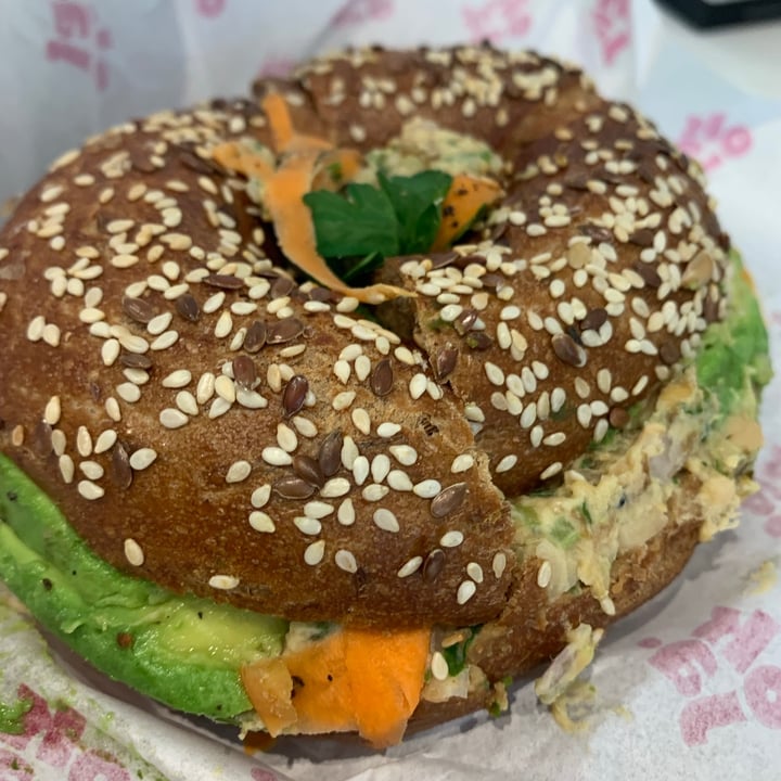 photo of okja café Not tuna Bagel shared by @anthea on  24 Jul 2021 - review