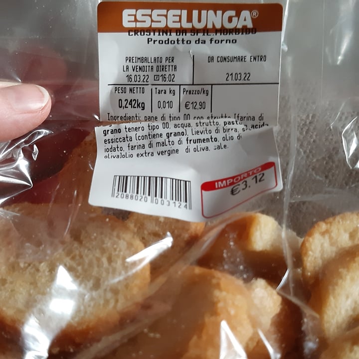 Esselunga Crostini da sfilatino morbido Review abillion