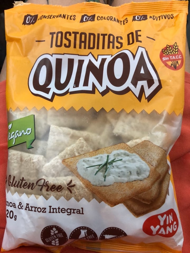 photo of Yin Yang Tostaditas de Quinoa shared by @agusk on  09 Dec 2019 - review