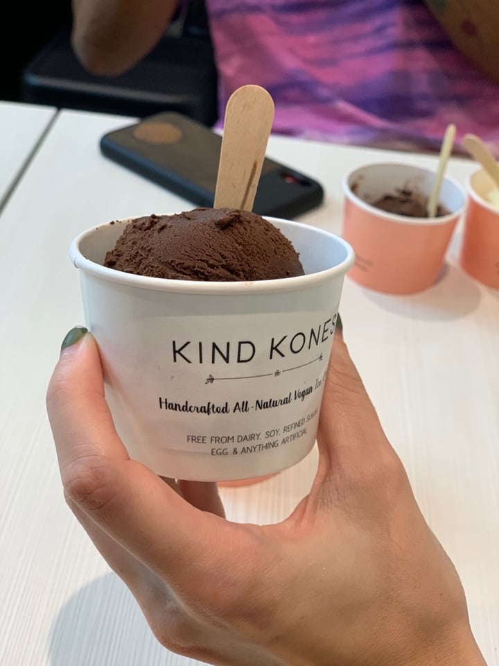 photo of Kind Kones Chocolate Sorbet shared by @jashment on  30 Nov 2019 - review
