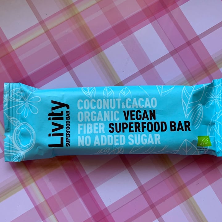 photo of Livity Coconut and Cacao shared by @slovenianveganfinds on  16 Jan 2021 - review