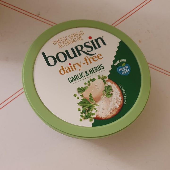 photo of Boursin Boursin dairy free Garlic and Herbs shared by @anistavrou on  18 Dec 2022 - review