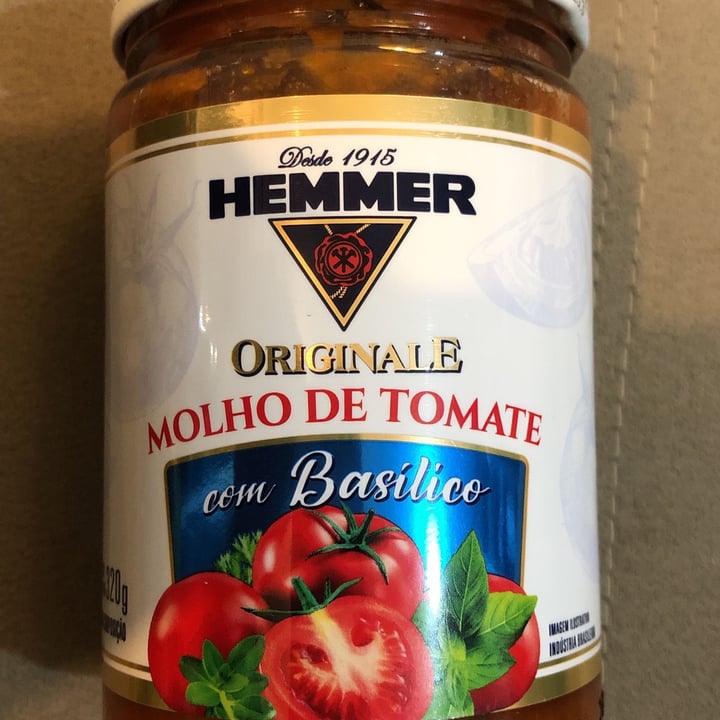 photo of Hemmer Molho de Tomate com Basílico shared by @rosanelemer on  03 May 2022 - review