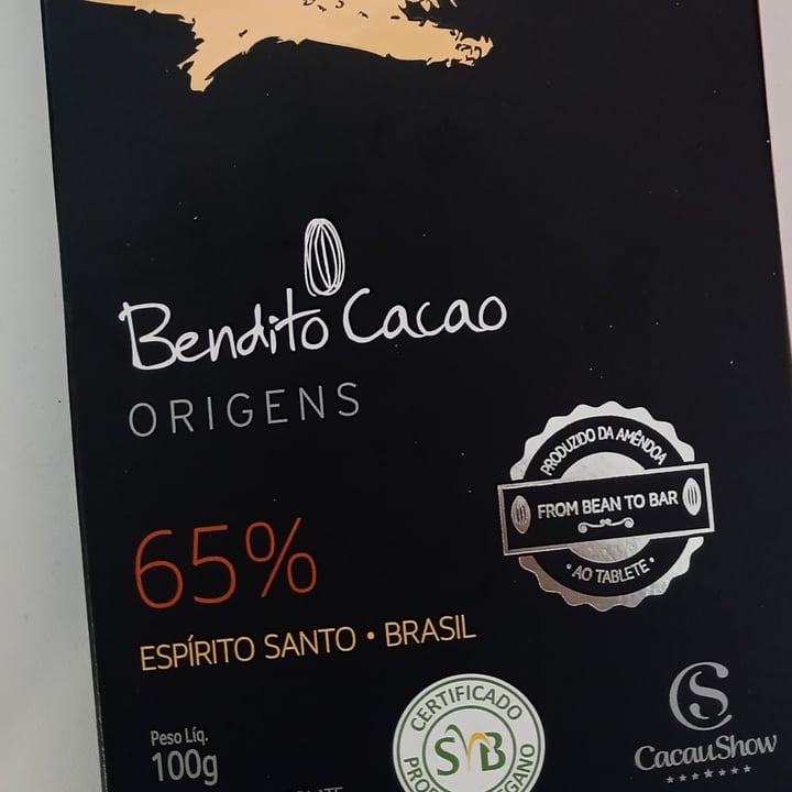 photo of Cacau Show Bendito Cacau 65% shared by @julimendesviana on  13 Nov 2022 - review