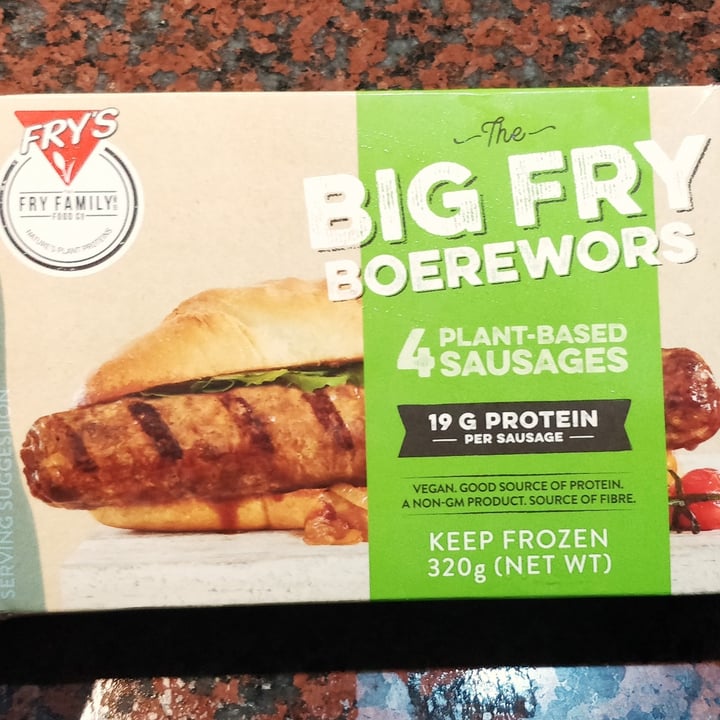 review photo of Fry's Family Food The Big Fry Boerewors shared by @sharkyy on 01 Dec 2020 - review