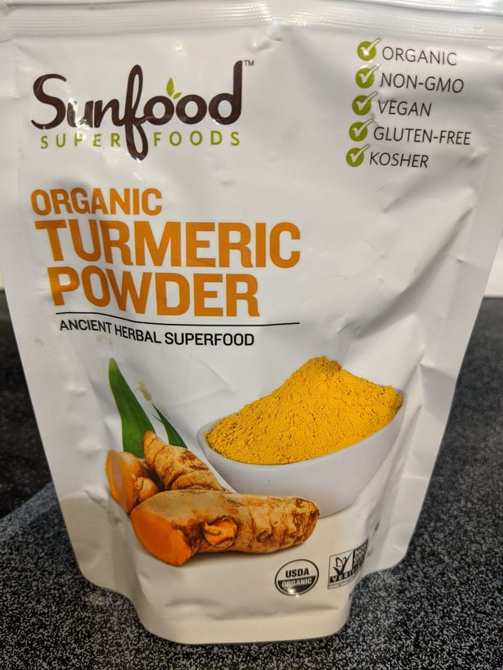 photo of Sunfood Superfoods Organic Turmeric Powder shared by @veganstarr on  07 Apr 2020 - review