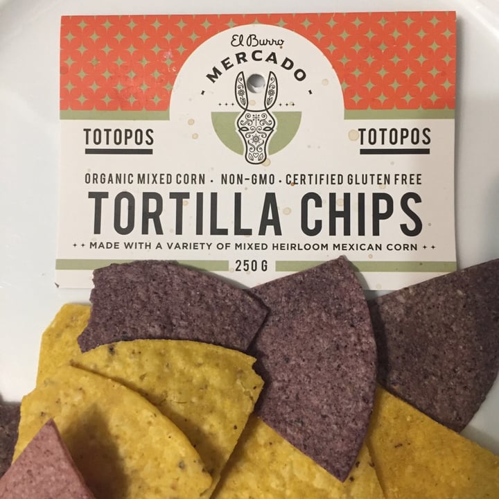photo of El Burro Mercado Tortilla chips shared by @herbivorecapetown on  18 Jan 2020 - review