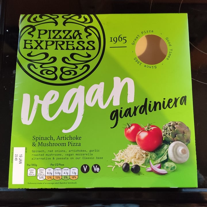 photo of PizzaExpress Vegan Giardiniera Pizza shared by @ragamuffin on  26 May 2021 - review