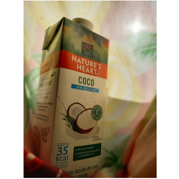 photo of Nature's Heart leche de coco sin azúcar shared by @lolve on  07 Feb 2021 - review