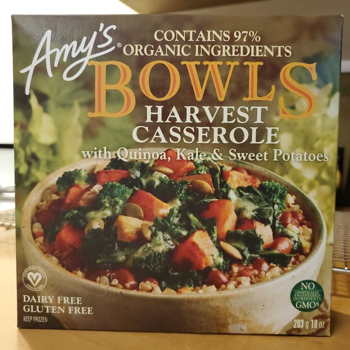 photo of Amy’s Harvest Casserole Bowl shared by @katoctmay on  03 Jul 2021 - review