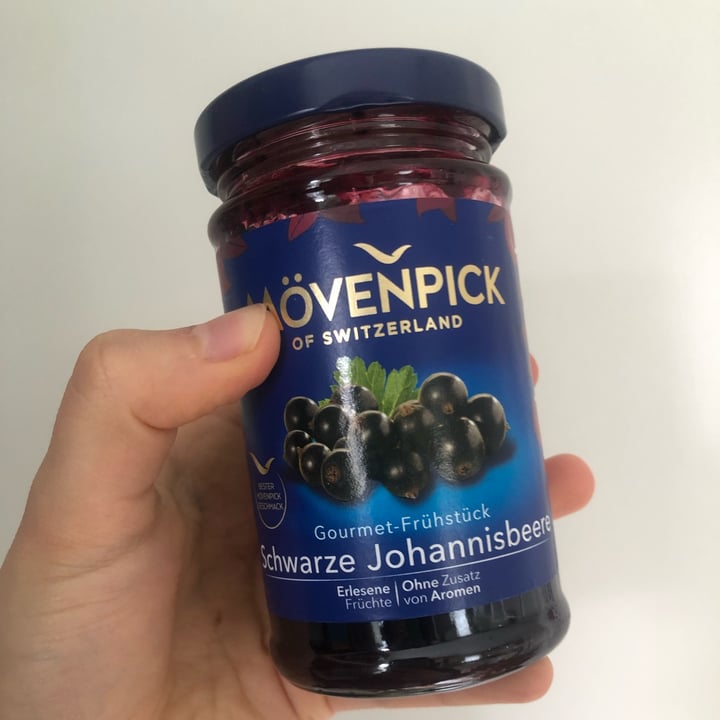 photo of Mövenpick Schwarze Johannisbeere Marmelade shared by @luciafinotello on  10 Apr 2022 - review