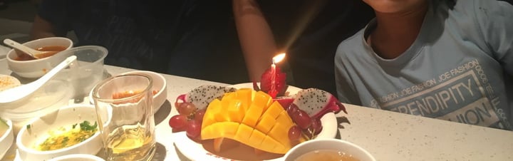photo of Haidilao Hot Pot Tomato soup with desserts shared by @serveuwithlove on  06 May 2018 - review