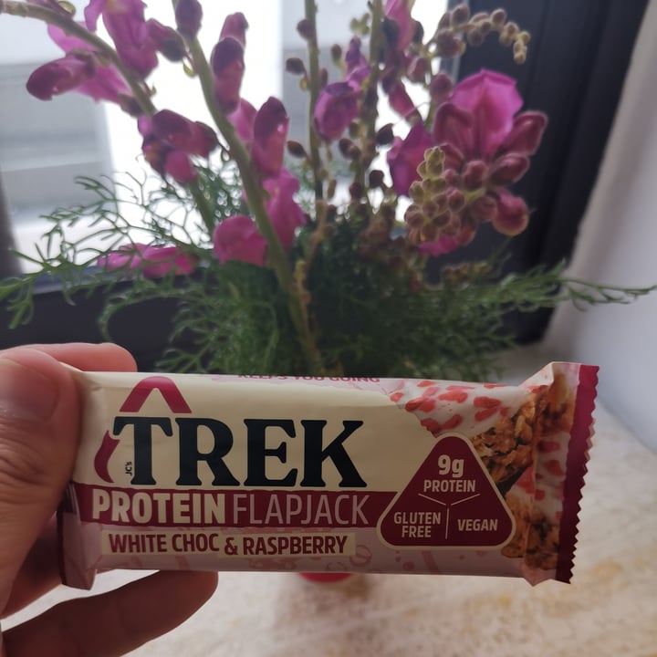 TREK Protein Flapjack (White Choc & Raspberry) Review | abillion