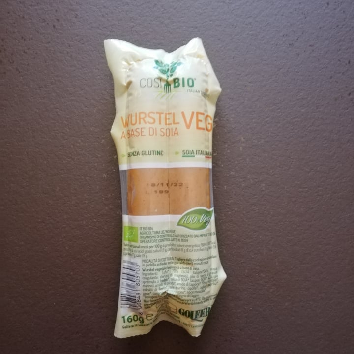 photo of Così Bio wuster veg shared by @elena84 on  09 Nov 2022 - review